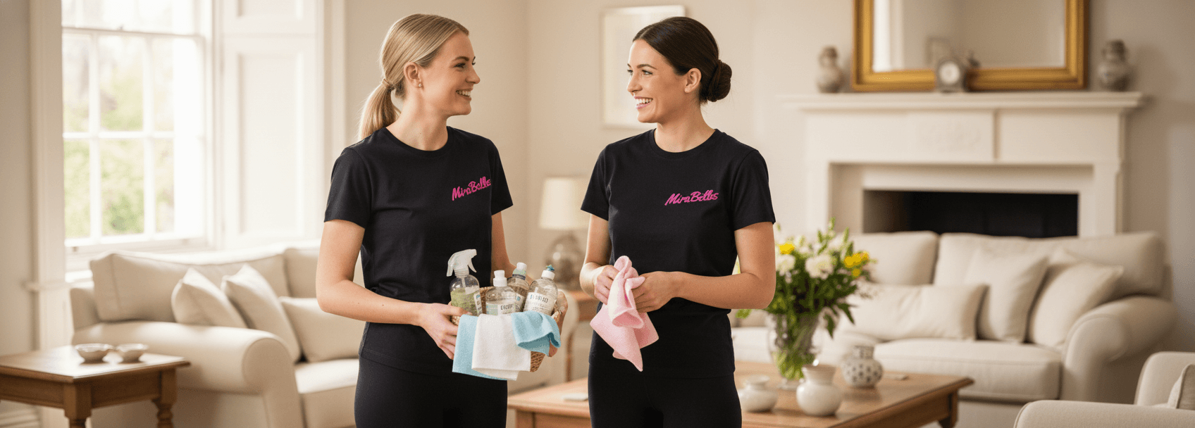 The MiraBelles cleaning team